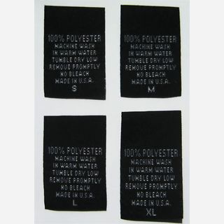 polyester label